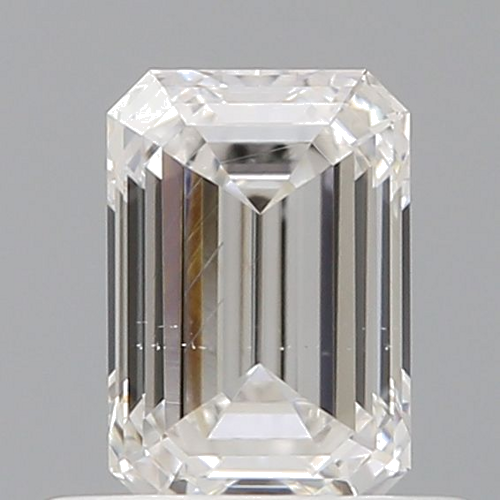 0.52 carat F-SI1 Natūralus Emerald Deimantas (1)