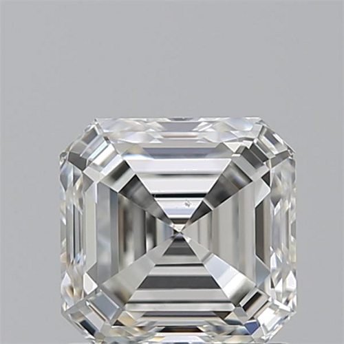 1.2 carat H-VS2 Natūralus Asscher Deimantas (1)
