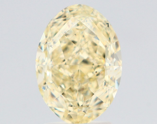 3.02 carat Fancy Light Yellow-VS2 Natūralus Oval Deimantas (1)