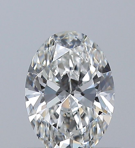0.42 carat F-IF Natūralus Oval Deimantas (1)