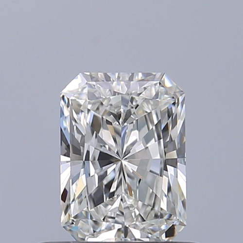 0.52 carat F-VVS2 Natūralus Radiant Deimantas (1)