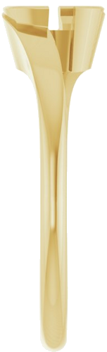 Sužadėtuvių Žiedas „Half-Bezel Solitaire“ 10k yellow gold Cushion 5.5mm (4)