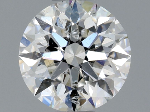 0.63 carat F-SI2 Excellent cut Natūralus Round Deimantas (1)