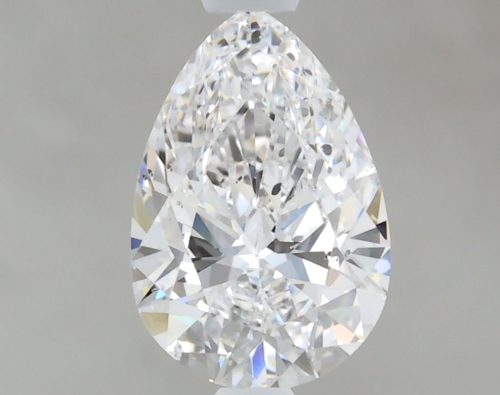 0.77 carat D-SI1 Natūralus Pear Deimantas (1)