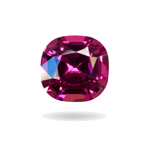4.37 carat PINK Cushion Garnet (1)
