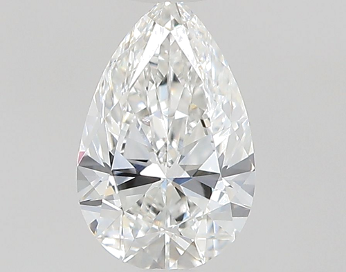0.5 carat F-VS1 Natūralus Pear Deimantas (1)
