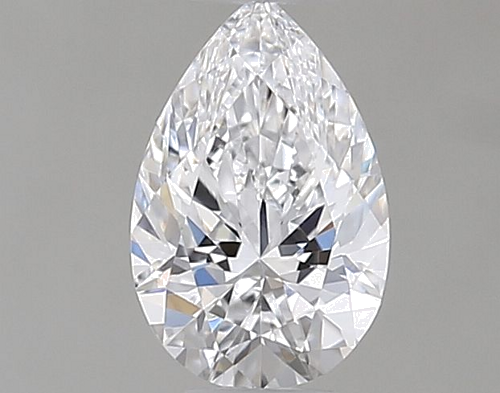 0.3 carat D-VVS1 Natūralus Pear Deimantas (1)