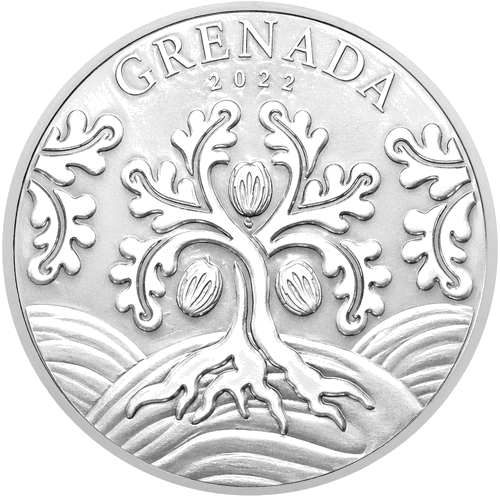 1 oz Grenada 2022 Karibų salos sidabrinė moneta (1)