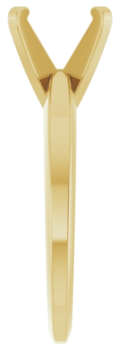 Sužadėtuvių Žiedas „Solitaire“ 585 Geltonojo Aukso Round 8mm (4)