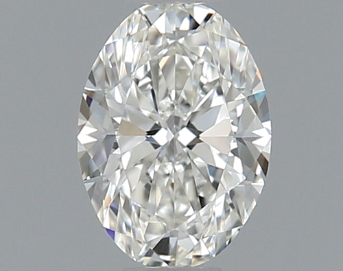 0.41 carat I-VVS2 Natūralus Oval Deimantas (1)
