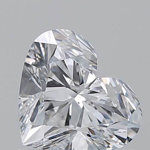 0.9 carat D-SI1 Natūralus Heart Deimantas (1)