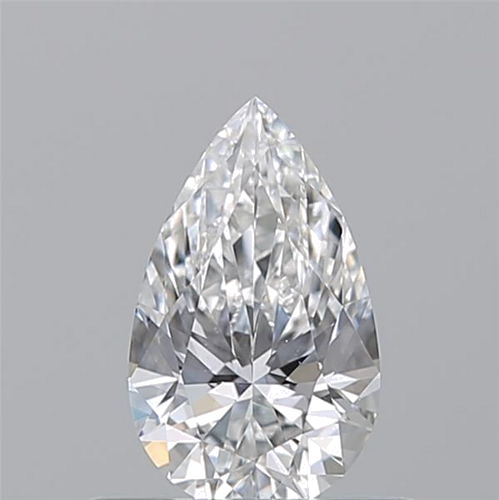 0.5 carat E-VS2 Natūralus Pear Deimantas (1)
