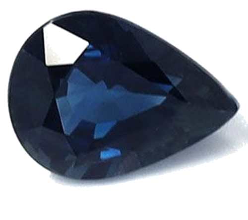 1.42 carat BLUE Pear Safyras (1)