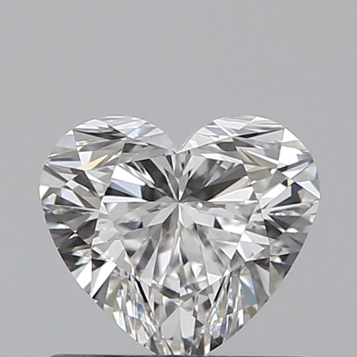 0.6 carat F-VVS2 Natūralus Heart Deimantas (1)