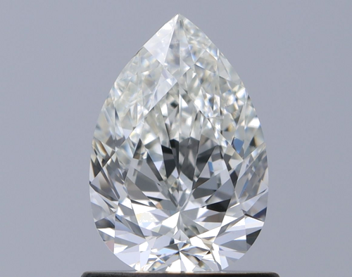 0.9 carat I-VS2 Natūralus Pear Deimantas (1)