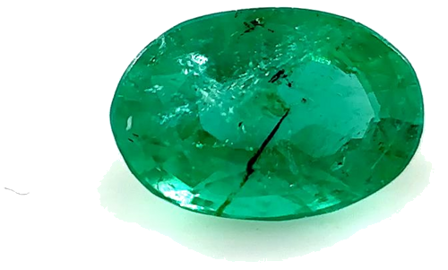 0.4 carat GREEN Oval Smaragdas (1)