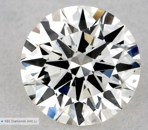 0.3 carat J-SI1 Excellent cut Natūralus Round Deimantas (1)