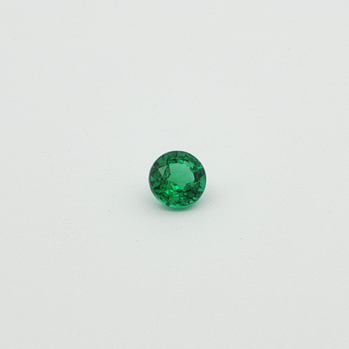 0.56 carat GREEN Round Smaragdas (1)