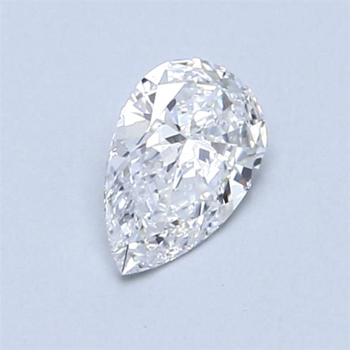 0.51 carat D-IF Natūralus Pear Deimantas (1)