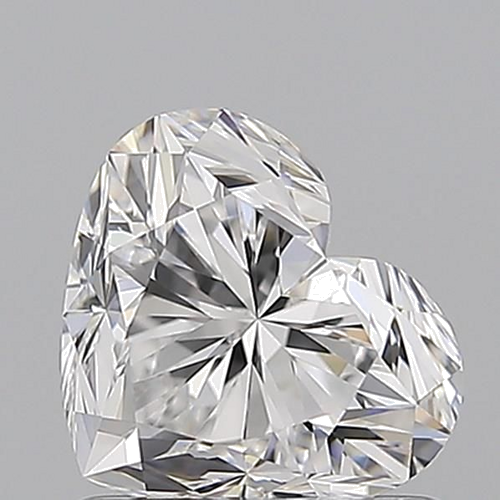 1.01 carat E-VVS2 Natūralus Heart Deimantas (1)