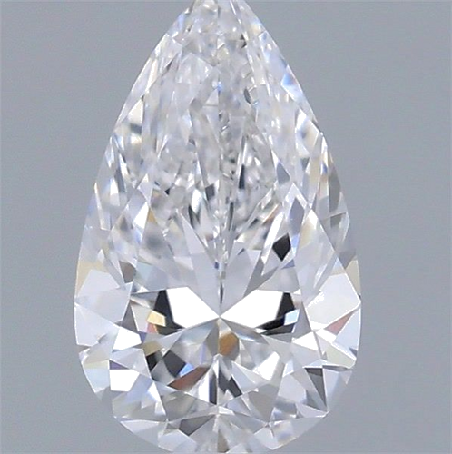 0.43 carat E-VVS1 Natūralus Pear Deimantas (1)