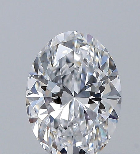0.5 carat D-VS2 Natūralus Oval Deimantas (1)