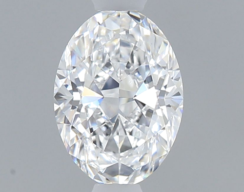 0.5 carat D-VS2 Natūralus Oval Deimantas (1)