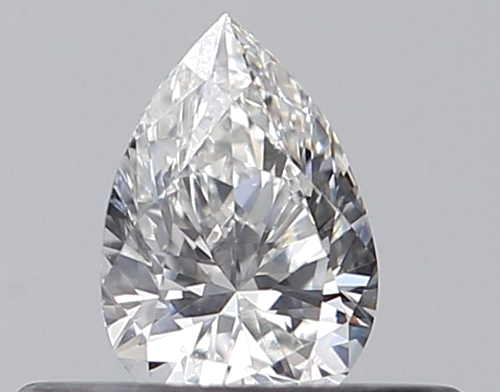 0.24 carat F-VVS2 Natūralus Pear Deimantas (1)
