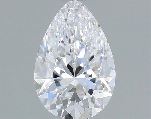 0.7 carat D-VS1 Natūralus Pear Deimantas (1)