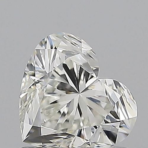 0.9 carat H-VS2 Natūralus Heart Deimantas (1)