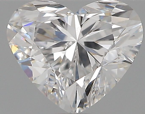 0.5 carat D-VS2 Natūralus Heart Deimantas (1)