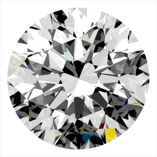 0.3 carat F-VVS2 Excellent cut Natūralus Round Deimantas (1)