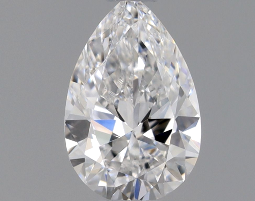 0.3 carat D-VVS2 Natūralus Pear Deimantas (1)