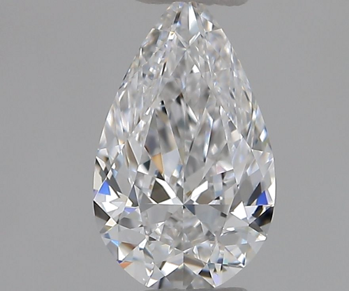 0.5 carat D-VS2 Natūralus Pear Deimantas (1)