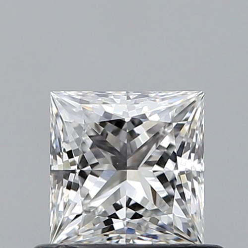 0.61 carat F-VVS2 Natūralus Princess Deimantas (1)