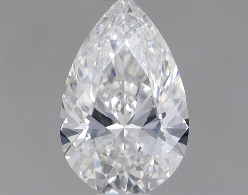 0.52 carat F-VS2 Natūralus Pear Deimantas (1)