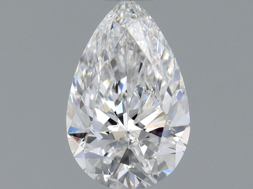 0.5 carat D-SI2 Natūralus Pear Deimantas (1)