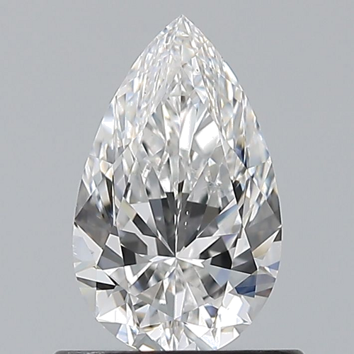 0.71 carat E-VS2 Natūralus Pear Deimantas (1)