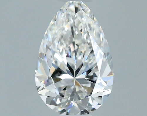 0.51 carat F-IF Natūralus Pear Deimantas (1)