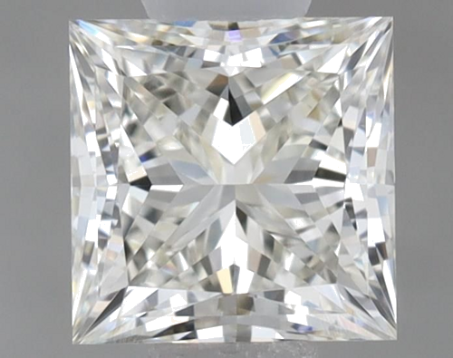 0.51 carat J-VVS2 Natūralus Princess Deimantas (1)