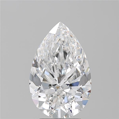 4.01 carat D-VVS1 Natūralus Pear Deimantas (1)