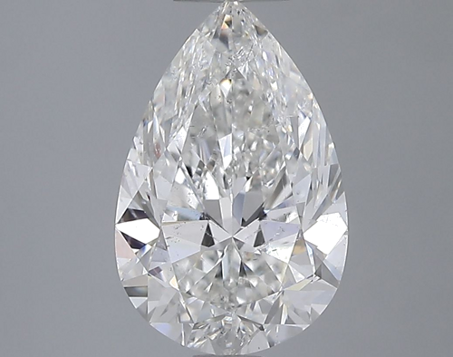 2.01 carat G-SI2 Natūralus Pear Deimantas (1)