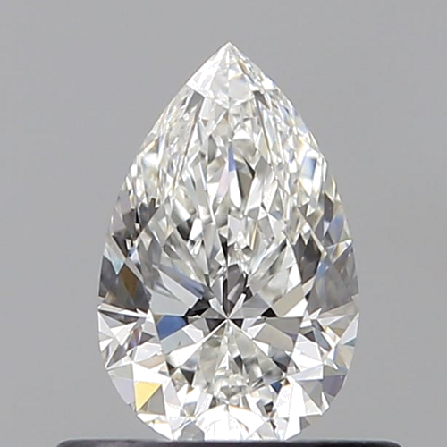 0.51 carat F-VS1 Natūralus Pear Deimantas (1)