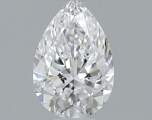 0.35 carat D-VVS1 Natūralus Pear Deimantas (1)
