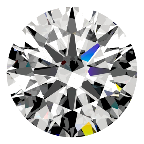 0.51 carat D-SI1 Excellent cut Natūralus Round Deimantas (1)