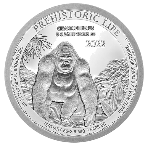 1 oz 2022 Congo Gigantopithecus Silver Coin (1)