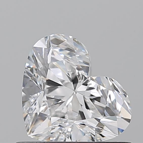 0.7 carat D-VS1 Natūralus Heart Deimantas (1)