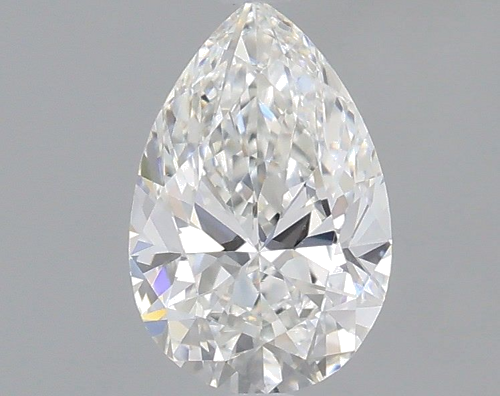 0.5 carat F-VS1 Natūralus Pear Deimantas (1)