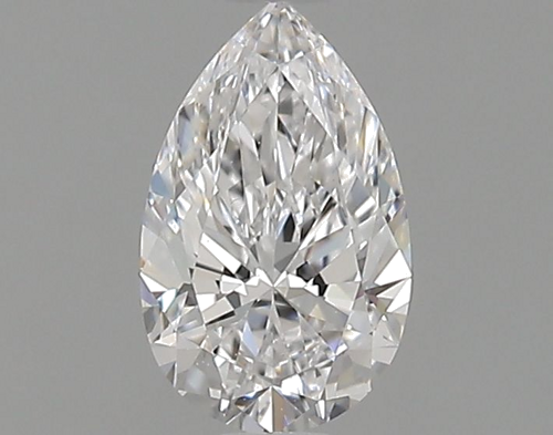 0.7 carat D-VS2 Natūralus Pear Deimantas (1)