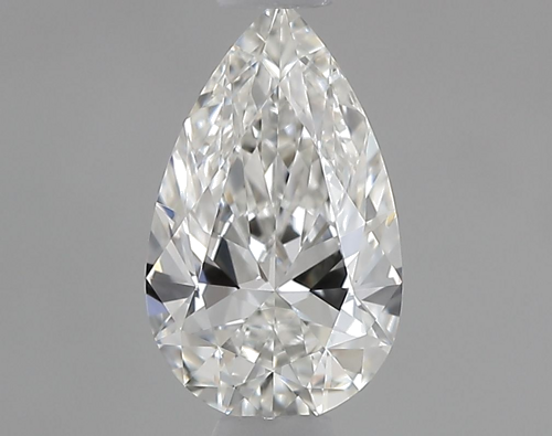 0.5 carat H-VVS2 Natūralus Pear Deimantas (1)